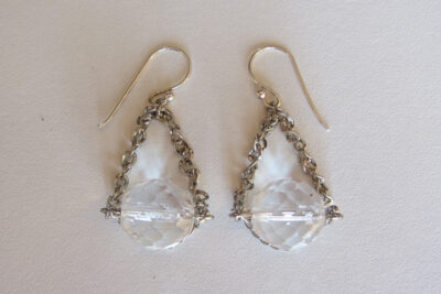 Amour chaîne Boucles d'oreille