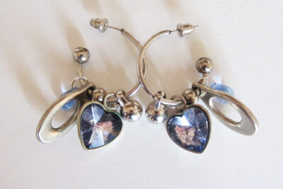 Boucles Coeur Bleu