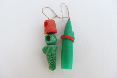 Pâté de tortue Boucles d'oreille